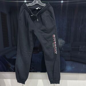 Givenchy Black Jogger Sweatpants with Tapered Ankle
